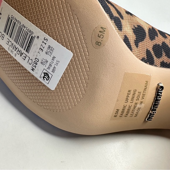 Gianna Bini CHEETAH print Open-toe Heels - Picture 5 of 7